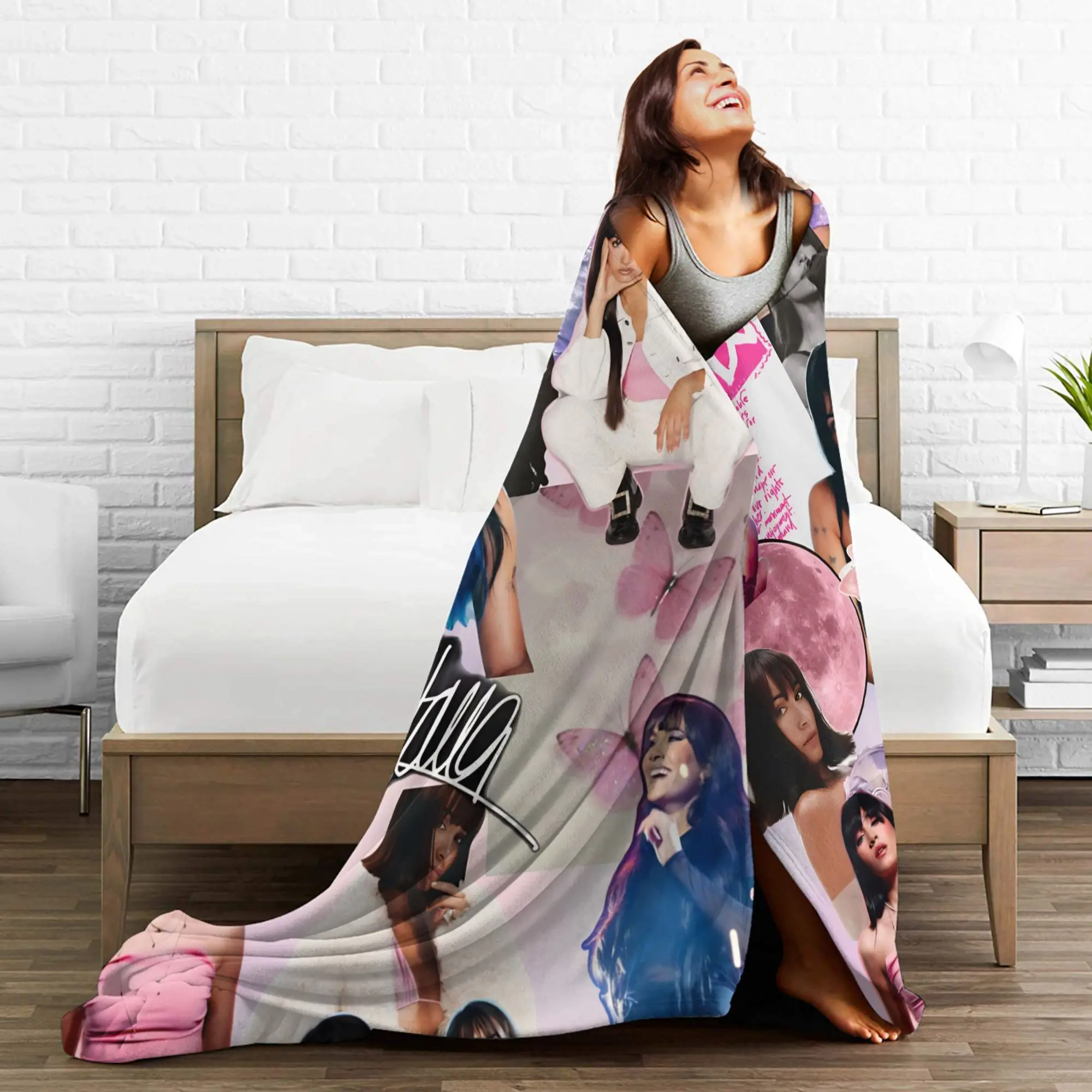 بطانية Aitanaed Singer Alpha Album Merch بطانية رمي مريحة فائقة النعومة للسرير 50 × 60 بوصة مفرش سرير متعدد المقاسات #6