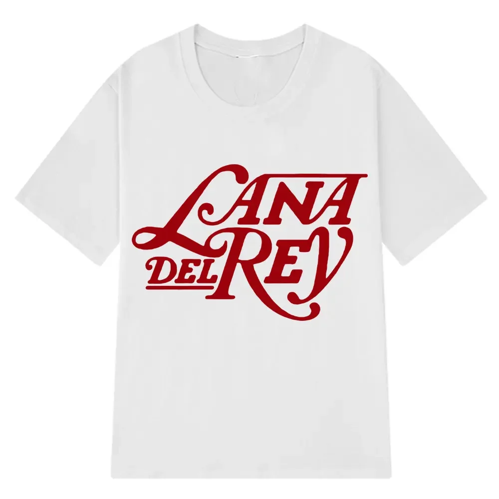 Lana Del Rey Harajuku vintage pattern short-sleeve loose casual T-shirt for women