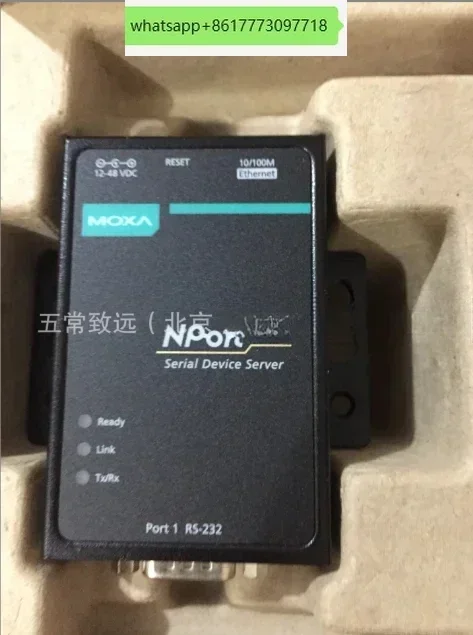 New Original Spot Photo For MOXA Nport 5110 RS232 1Serial Server Without Power Supply,Fast Shipping