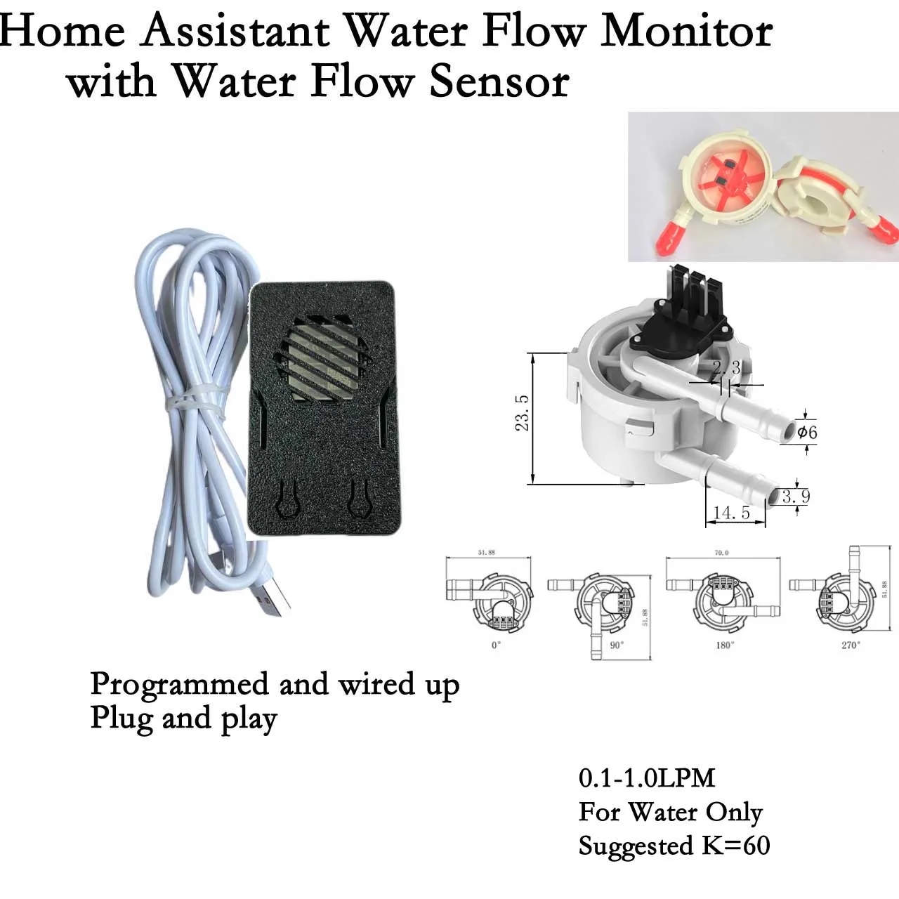 Variant: 6mm OD hose barb