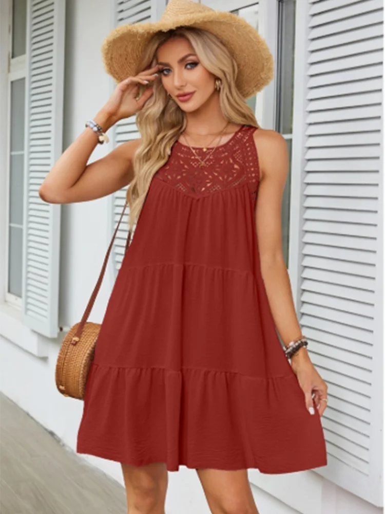 Women’s Lace Hollow Summer Dress