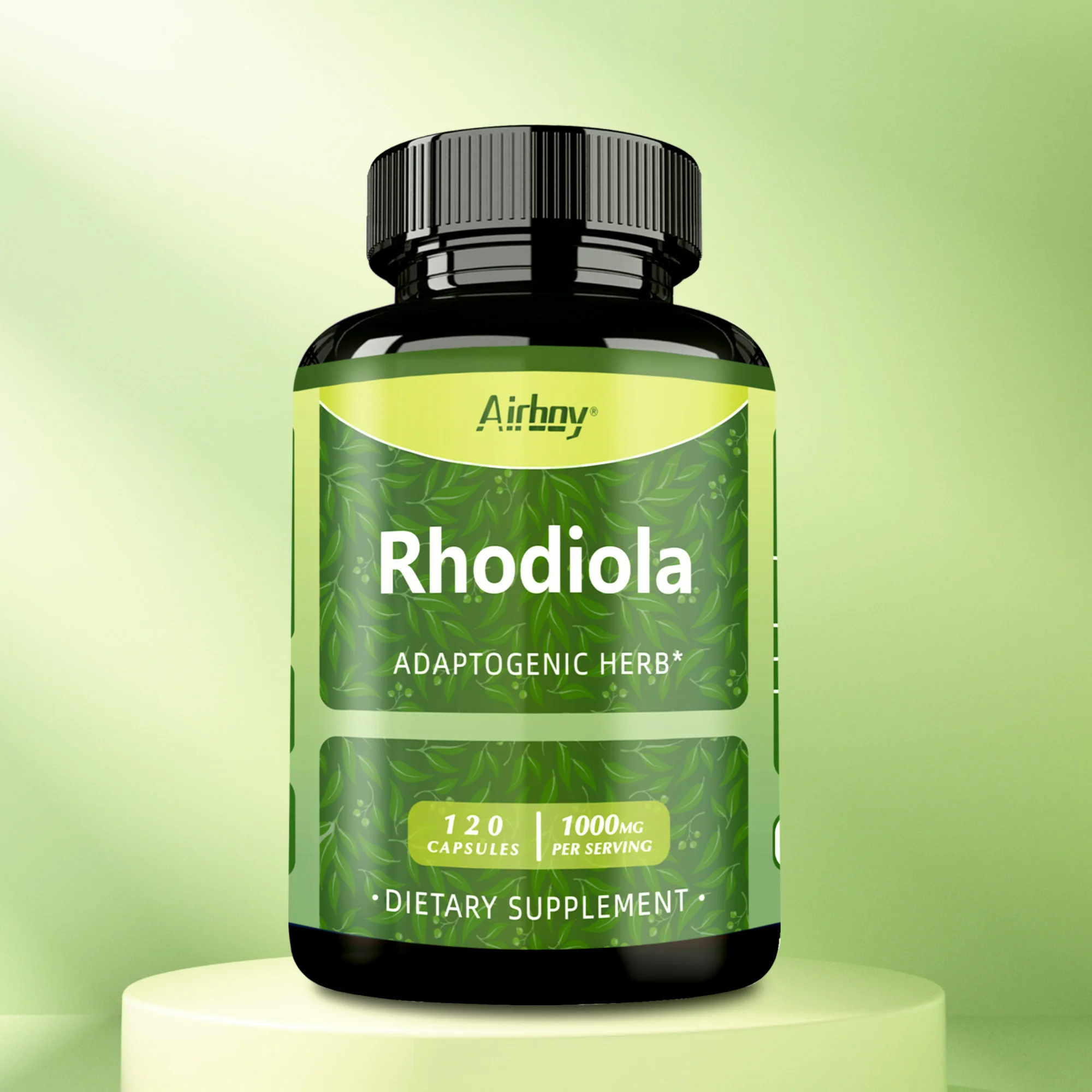 

Rhodiola - Relieve Stress, Boost Energy, and Improve Mood - 120 Capsules