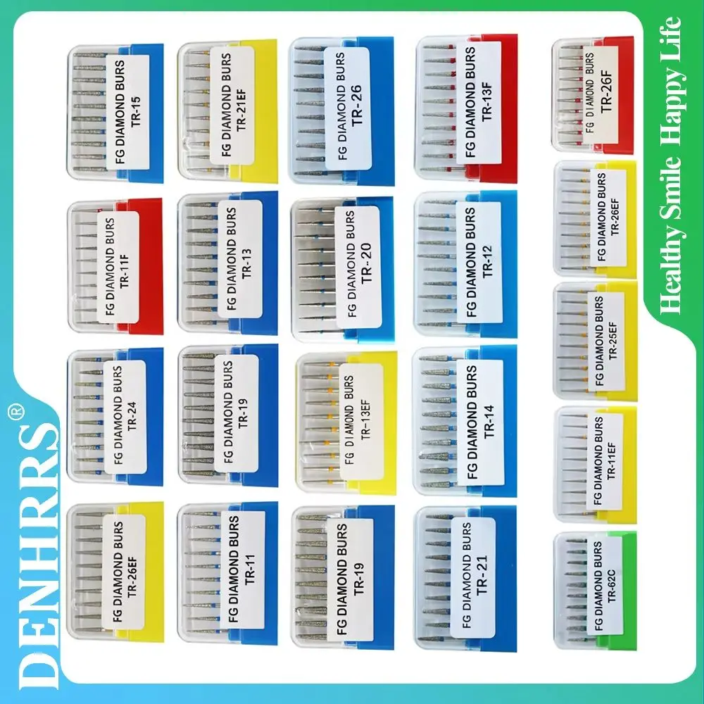 Dental Burs FO Series Diamond Burs 10Pcs/Pack