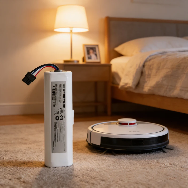 

-4S1P-MMBK 14.4V 4000mAh For Vacuum Mop 2C XMSTJQR2C/Xiaomi Trover Robot LDS Vacuum Mop Finder RLS3 Vacuum Cleaner Battery
