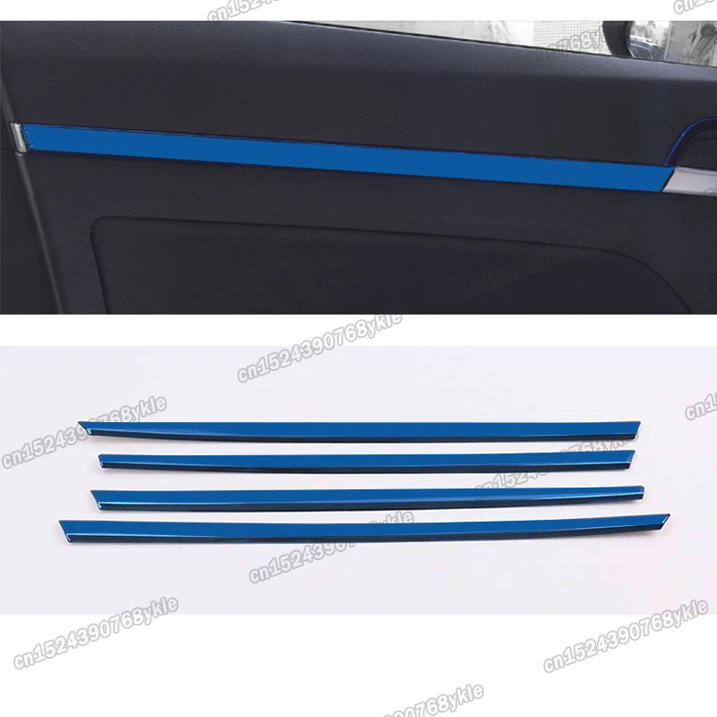 

car door interior panel strip trims decoration for hyundai elantra 2016 2017 2018 2019 2020 AD avant accessories styling