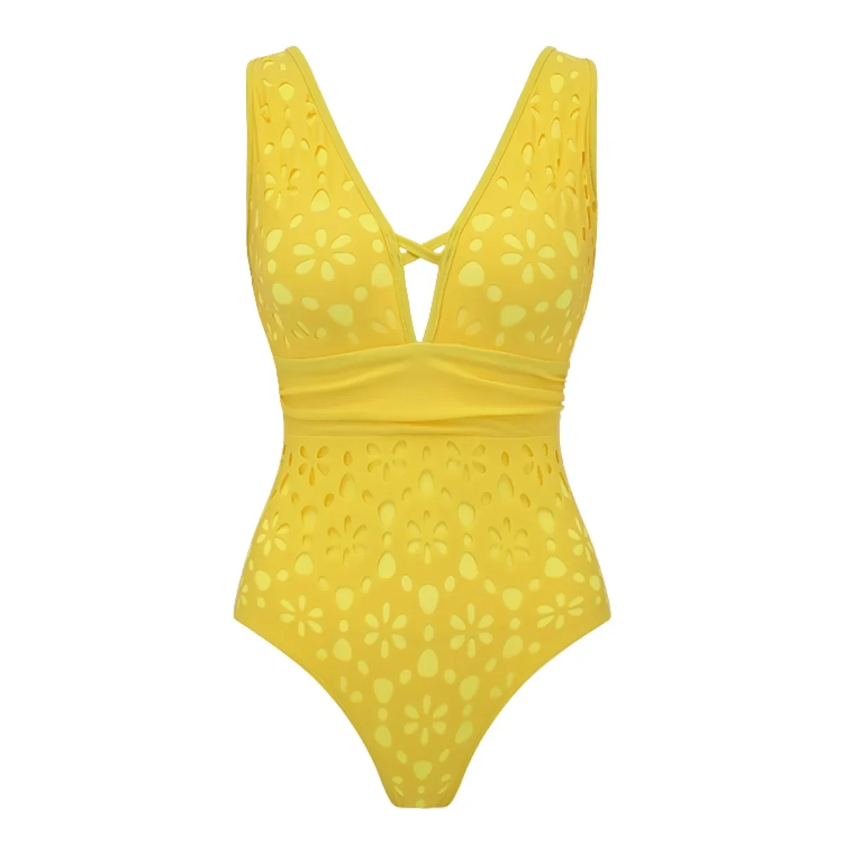 2026 High Quality One Piece Swimsuit Floral Ruffle Printed Push Up Women Bikini Set Swimwear Slimming Bathing Suit Beach Wear