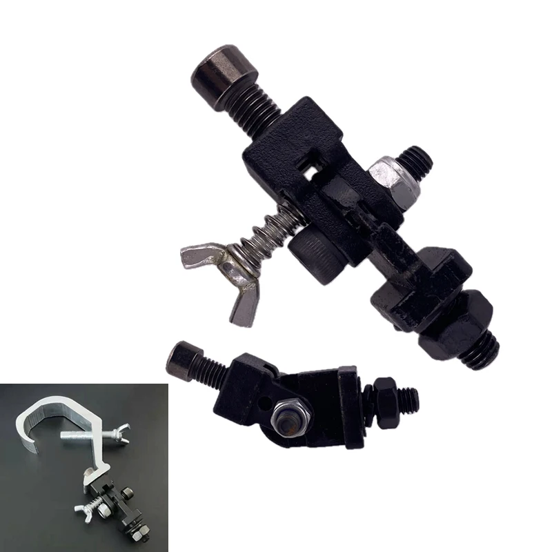 2pcs/lot Rotate 360 Degree Stage Lights Hook Lock Adjust 360Degree Hooks Club Hanging Clamp