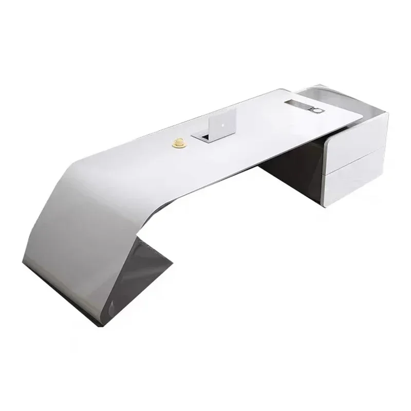 

Nail Study Computer Table Desk Gaming Small Executive White Desk Corner Office Kawaii Mesa Para Computador Nordic Furniture