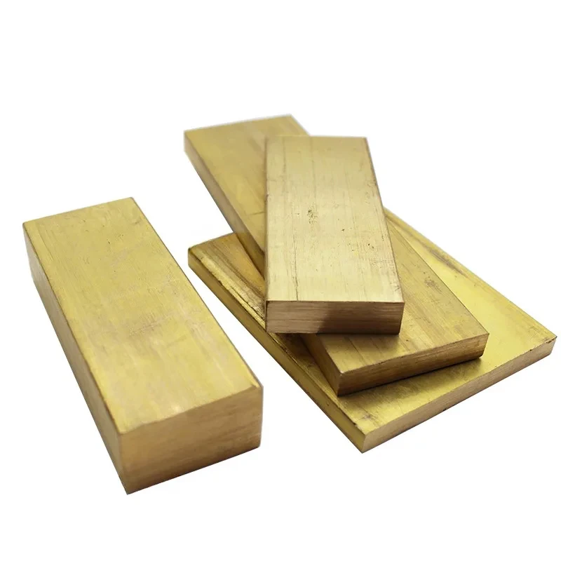 

H59 Brass Square Bar, Brass Flat Bar, Solid Brass Strip, Multiple Sizes 2-20mm Thick x 5-100mm Wide x 500mm Long in Stock