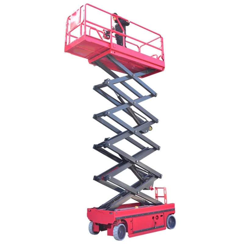 Mini 6M New Design mobile Electric Hydraulic Self Propelled Scissor lift platform elevator