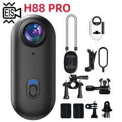 H88W PRO 4K EIS Camera Stabilization Mini Camera WIFI Action Camera POV Portable Video Recorder with IPX7 Waterproof Vlogging