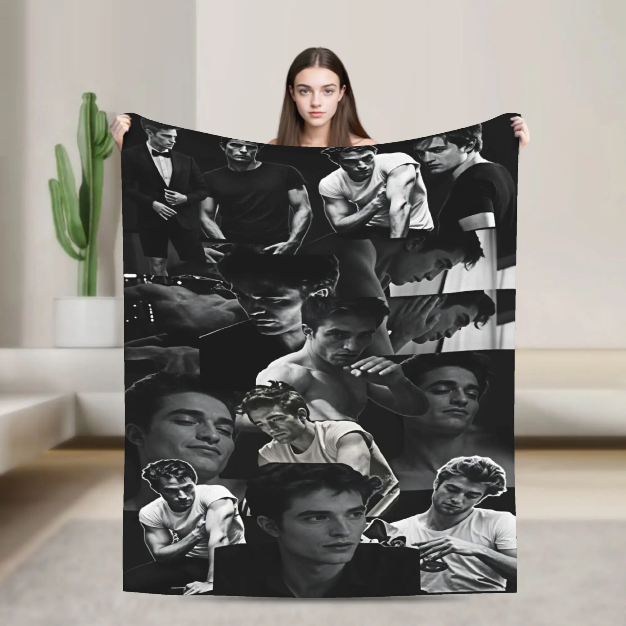 Twilight Saga Edward Bella Flannel Blankets  Warm Soft Throw Blanket for Outdoor Travel Comfortable Bedspread Sofa Bed Cover