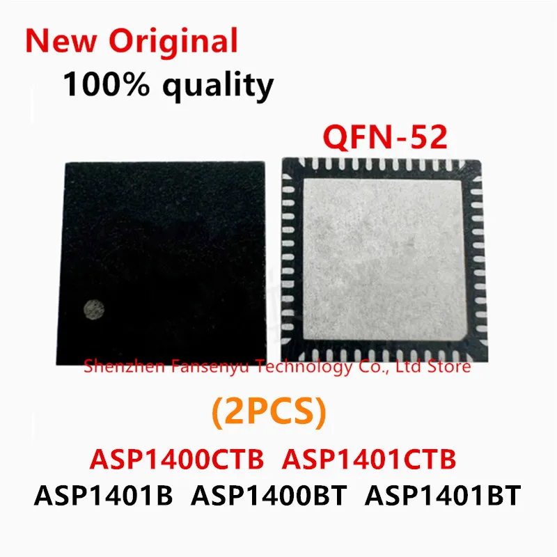 

(2piece)100% New ASP1400CTB ASP1400BT ASP1401B ASP1401BT ASP1401CTB QFN-52 Chipset