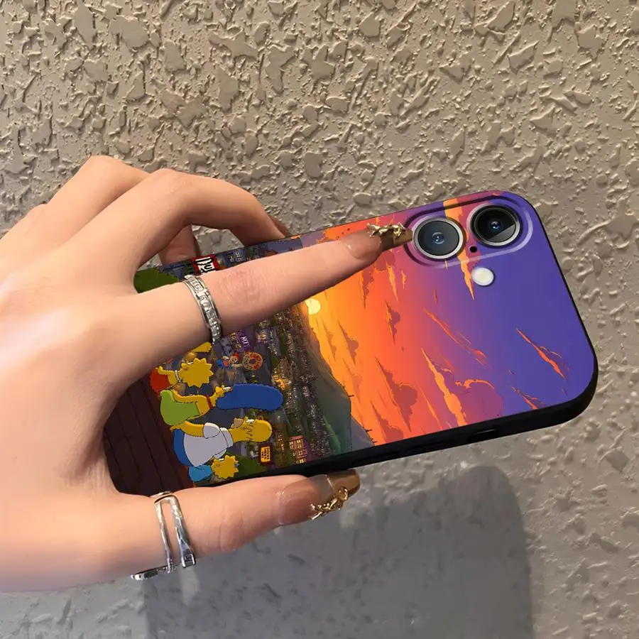 Homers Marge S-Simpsons Case for Apple iPhone 17 18 Pro Max 11 15 Plus 14 7 8 Air 16 13 Mini 17e 16e 18 XS XR 12 Phone Cover view 2