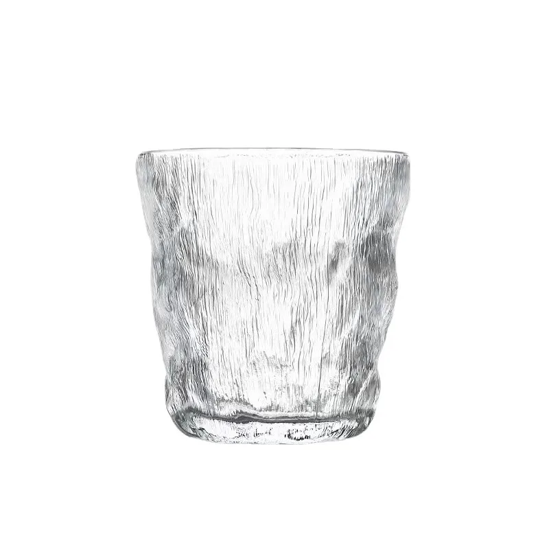 

Wine Glasses Glacier Glass Whisky Wine Glass Juice Cup Frosted Bark Grain Cup