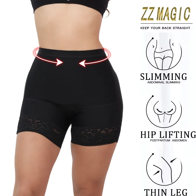 Women Shapers Waist Trainer Waist Safety Shorts Lace Knickers Tummy Control Panties Slimming Butt Lifter Underwear Fajas