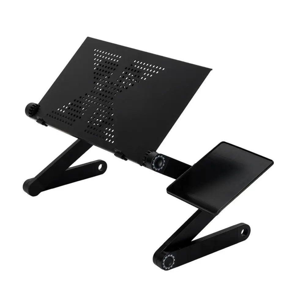 360° Adjustable Foldable Laptop Notebook PC Desk Table Vented Stand Bed Tray