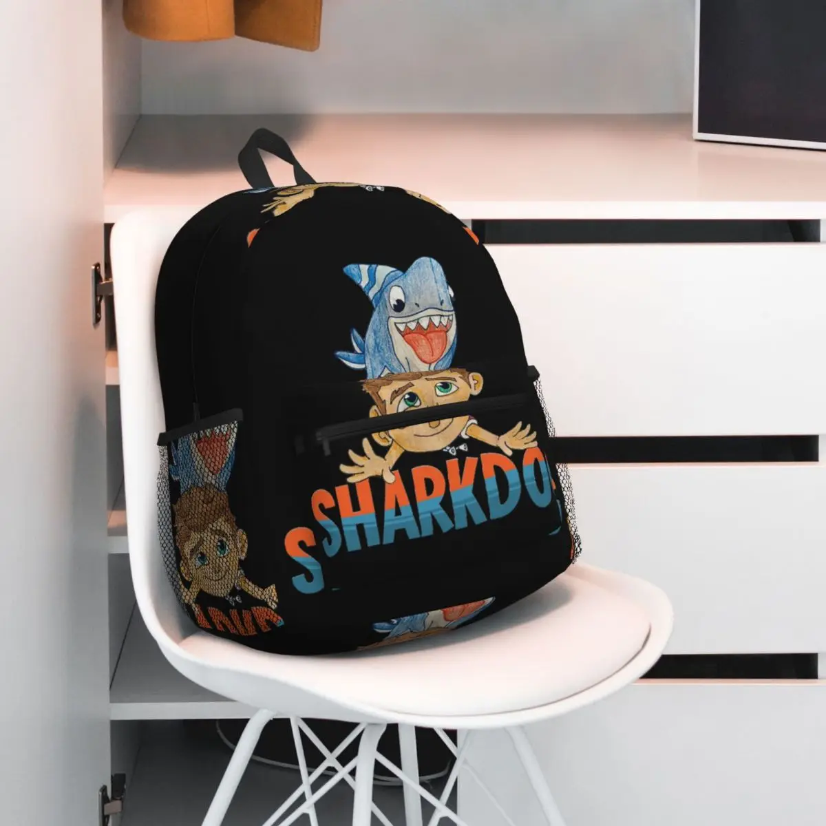 

Sharkdog Shark Backpack Daypack Large Capacity Kids BookBag School Bag Shoulder Bags for Men Women