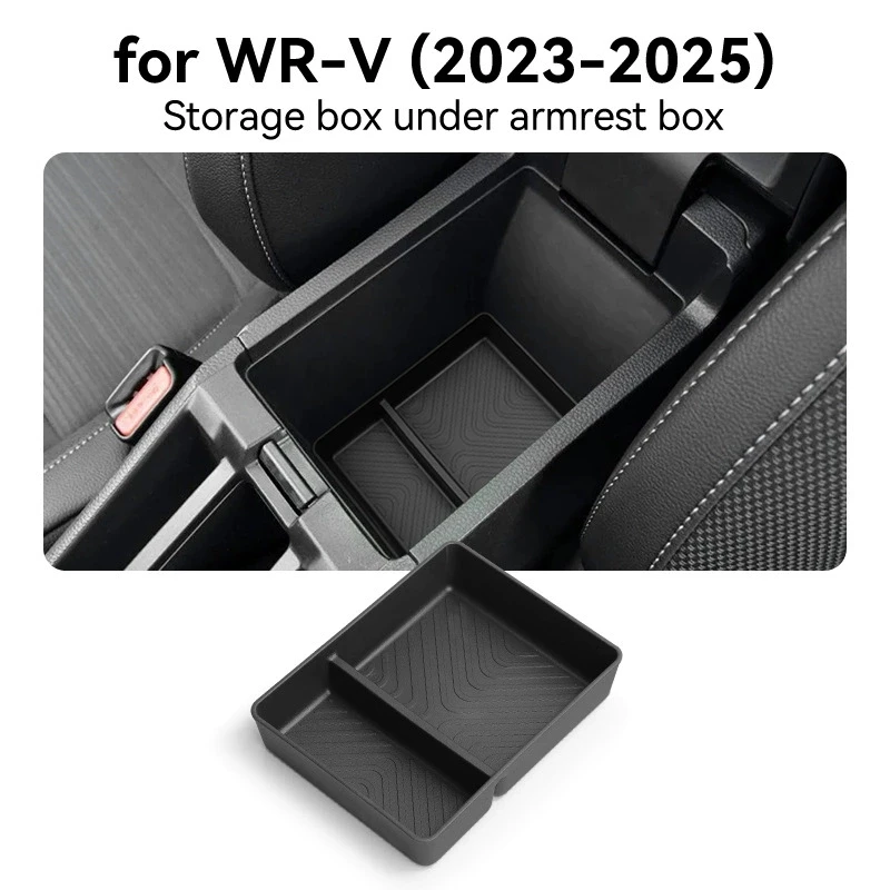 

For Honda WR-V 2023-2025 Car Armrest Storage Box Center Console Multifunctional Organizer Tray Car Interior Accessories