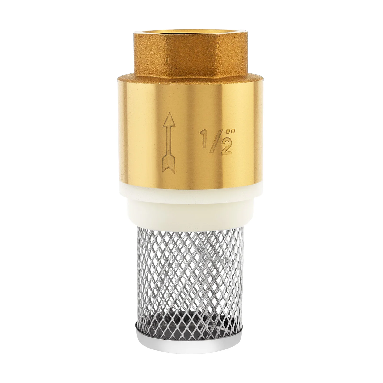 1/2 inch 3/4 inch 1 inch Brass Check Valve for Industrial Piping / Agricultural Irrigation, Pump Bottom Valve Foot Valve
