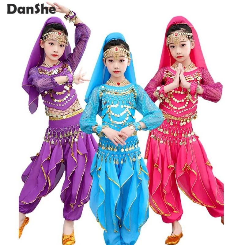Costume Enfant Asie Fille Chinois Traditionnel - Taille M (4 Ans) état Impeccable