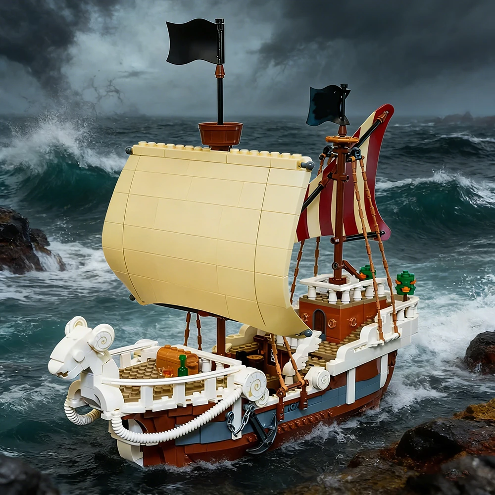 

Хит продаж 2026 года: конструктор «Пиратский корабль» — модель для сборки, игрушка для мальчиков, подарок на Рождество и день рождения