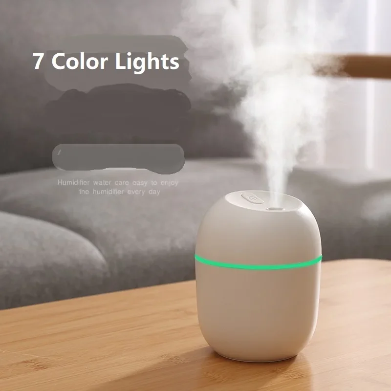 Ultrasonic Mini Air Humidifier Aroma Essential Oil Diffuser USB Fogger Mist Maker LED Night Lamp Home Appliance Oil essential