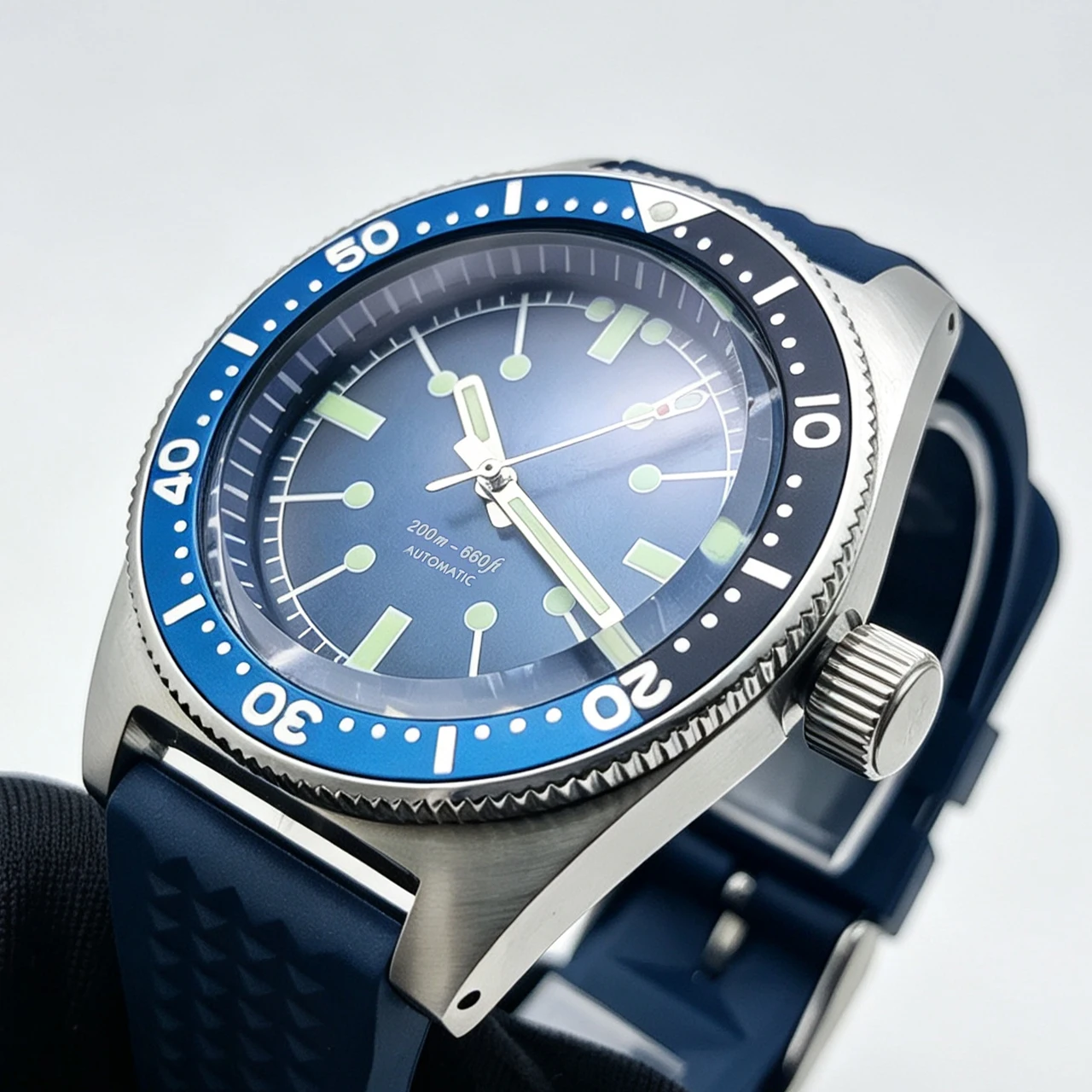 40mm NH35 Automatic Men's Dive - Rubber Strap Diver 评论和价格