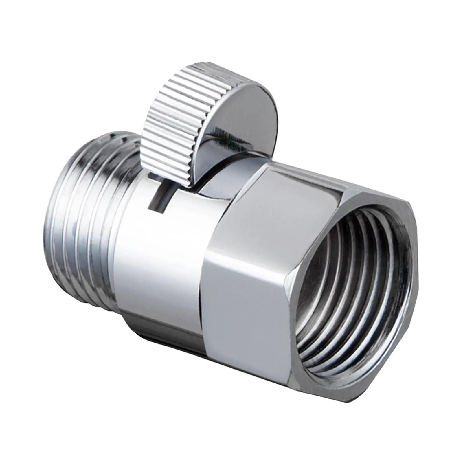 Steel Angle Stop Valve Water Flow Regulator for Basin Faucet Toilet Sink Shower Head High Pressure System