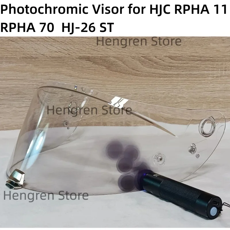 Photochromic Visor for HJC RPHA 11 RPHA 70 HJ-26 ST Full Face Helmet Lens Shield Motorcycle Helmets Accessories Capacete Viewfin