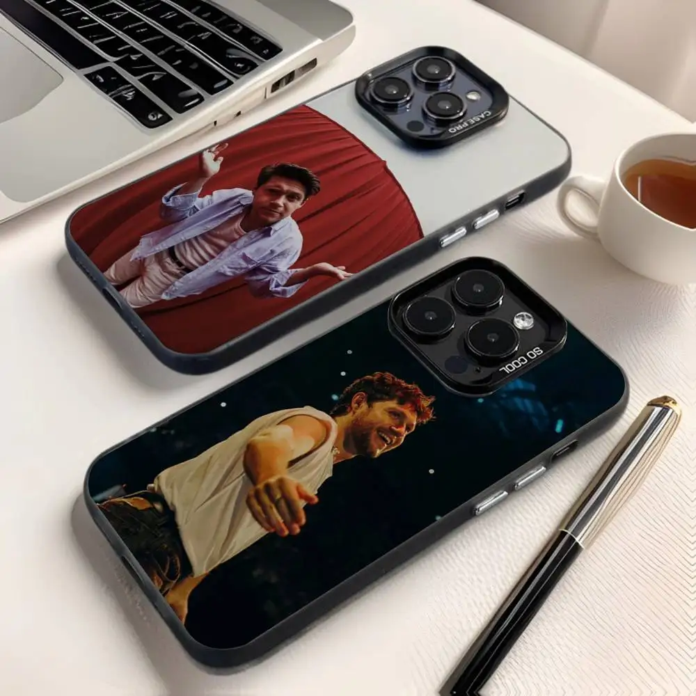 

Singer N-Niall Horan Phone Case For iPhone 16,15,14,13,12,11,8,7,Pro,Max,Plus,Mini,XS,SE Anti Fall Black Matte Hard