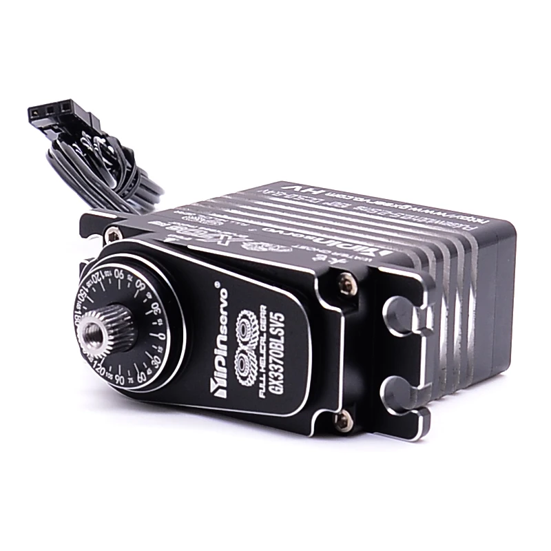 Bürstenloser digitaler Servo 50 kg 80 kg HV großes Drehmoment Stahl Metallgetriebe wasserdichter IPX8-Motor für RC-Car Xmaxx Crawler-Roboterteile – Detail 12