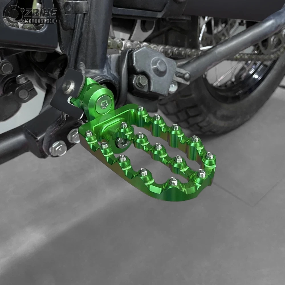 

KLR 650 1987-2008 мотоциклетные стойки с ЧПУ, педали, подножки, подножки для Kawasaki KLR650 2007 2006 2005 2004 2003 2002, аксессуары