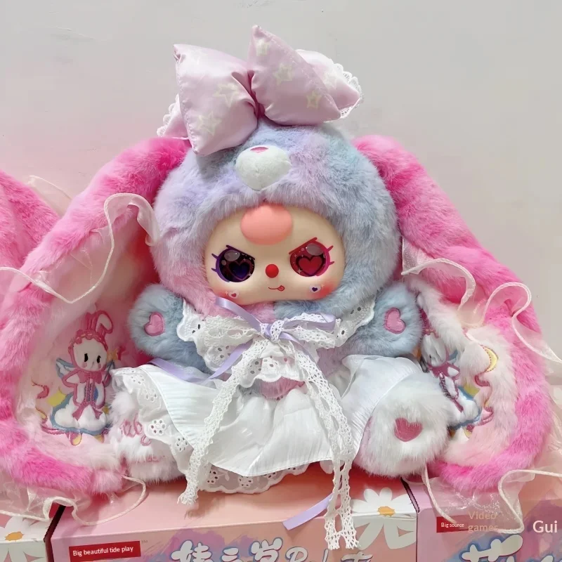 

New product Baby Three Lili Rabbit Town Series 5th Gen 400% Plush Doll Blind Box Kawaii Action Figure Girl Birthday Gift