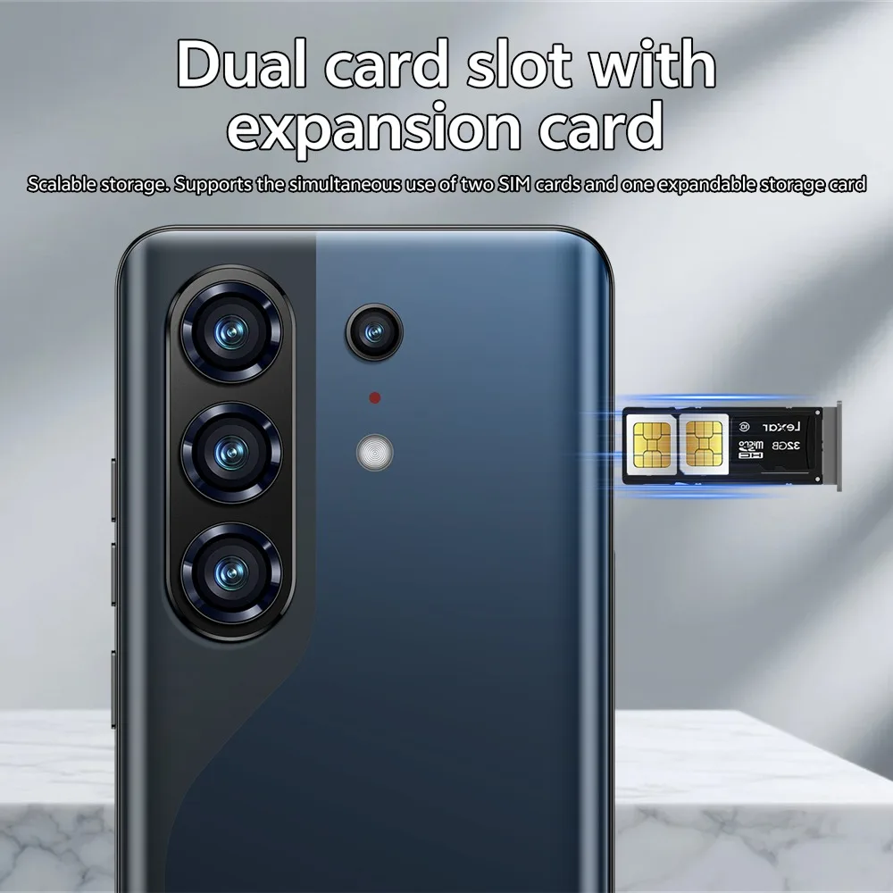 K-Touch C26 Ultra 7.3 HD Mobile Phones Android 15 Cell Phone 8000mAh Smartphone 22GB+2TB Octa Core 5G Dual SIM 16+48MP Camera Cellphones