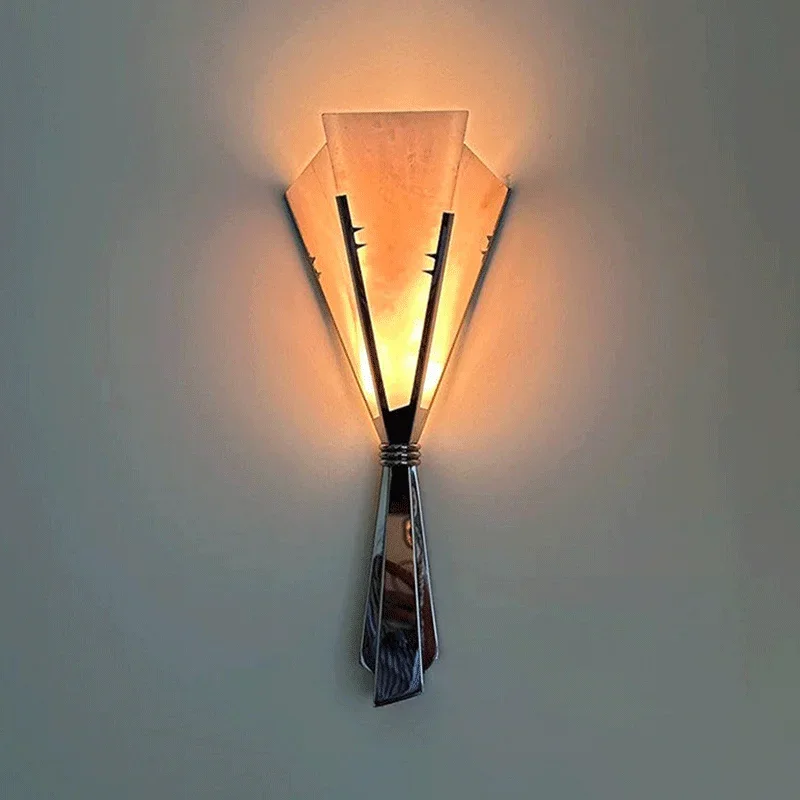 

Modern Luxury Marble Wall Lamp Flower Shape Sconce Lamp Stainless Steel LED Wall Light For Bedroom Living Room Hotel Decor