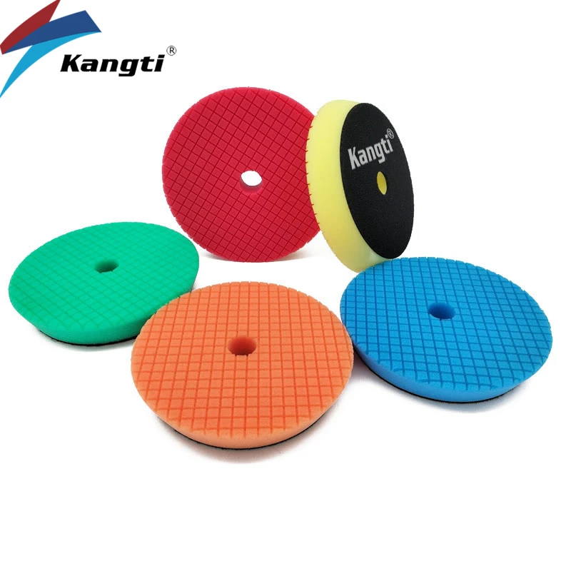 

5"(125mm)/6"(150mm) Car Polishing Pads T Shape Buffing Sponge Discs For DA/RO/GA Car Buffer Polisher