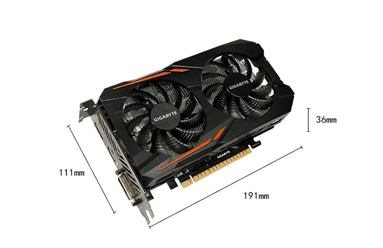 Karta graficzna do gier GeForce GTX 1050Ti OC 1316-1430MHz/7008MHz 4G/128bit