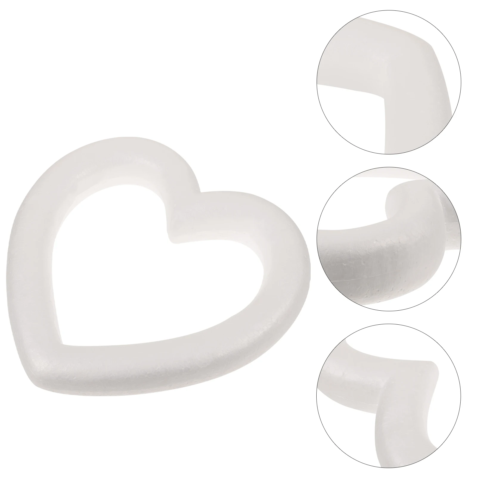 

Wreath Heart Decorations Flower Shaped Hoop Ring Foam Wreaths