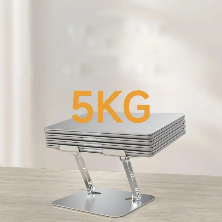 2026 New Arrival Foldable Carbon Steel Laptop Riser Non Slip Desk Phone Tablet Holder