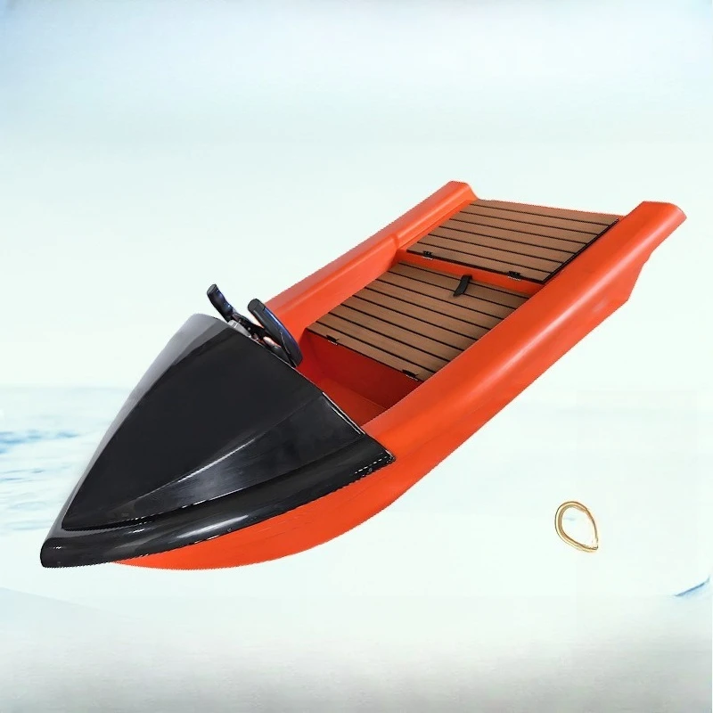 Rotational electric go-kart boat, multifunctional small speedboat, high power and long range