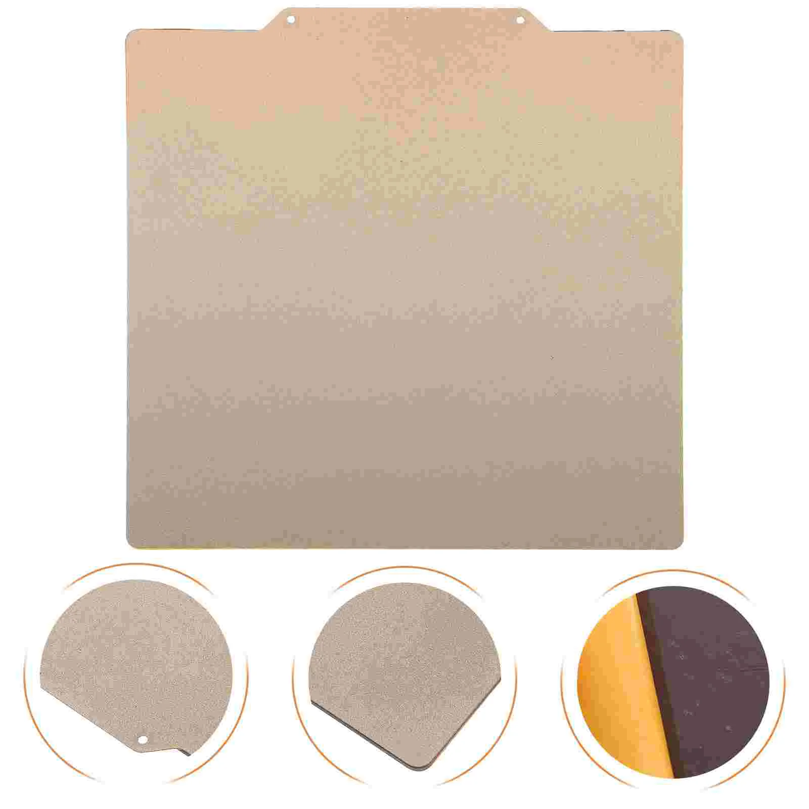 

2 Pcs 220x220mm Magnetic Print Bed Tape Double Side PEI Coating Hot Bed Steel Plate for 3D Printer Parts Build