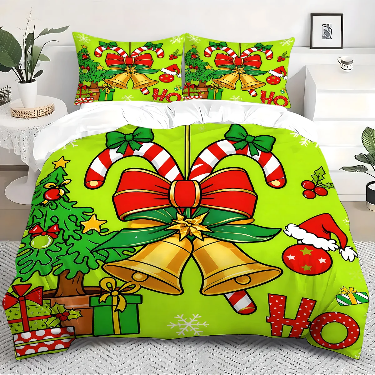 Three-Piece Bed Cover Set Suitable for Double Beds Duvet Cover Set Multi Size Quilt Cover Queen Size Bedroom Bedding Decoration Machine Washable Adult Boy Girl Bedroom