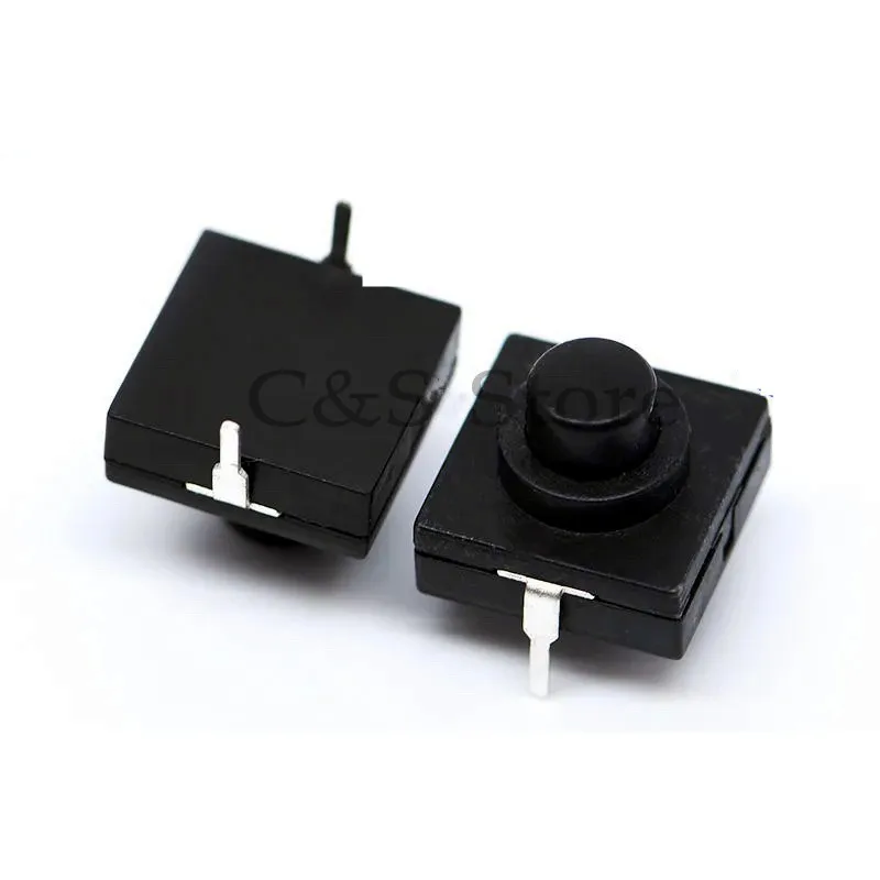 

10PCS Flashlight 12*12*9.4MM Button Switch 1A 30V CB-1212-112D 2Pin Ultra-Thin Middle of the feet
