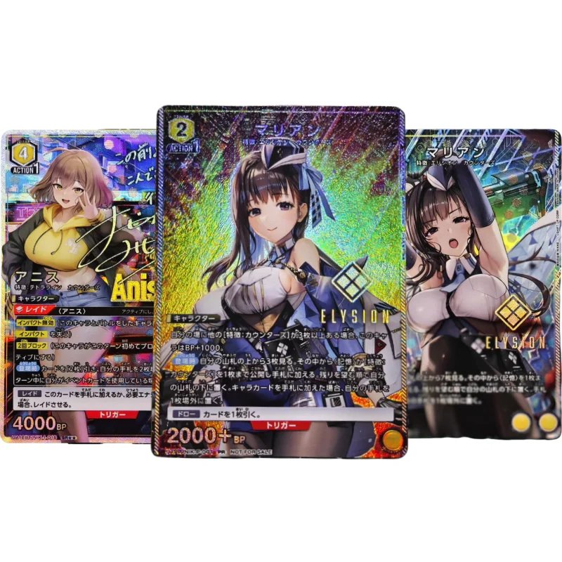 UA NIKKE Cards NIKKE The Goddess of Victory Marian PR Modernia Anis Color Sign Anime Game Collection Flash Self Made Card Gift