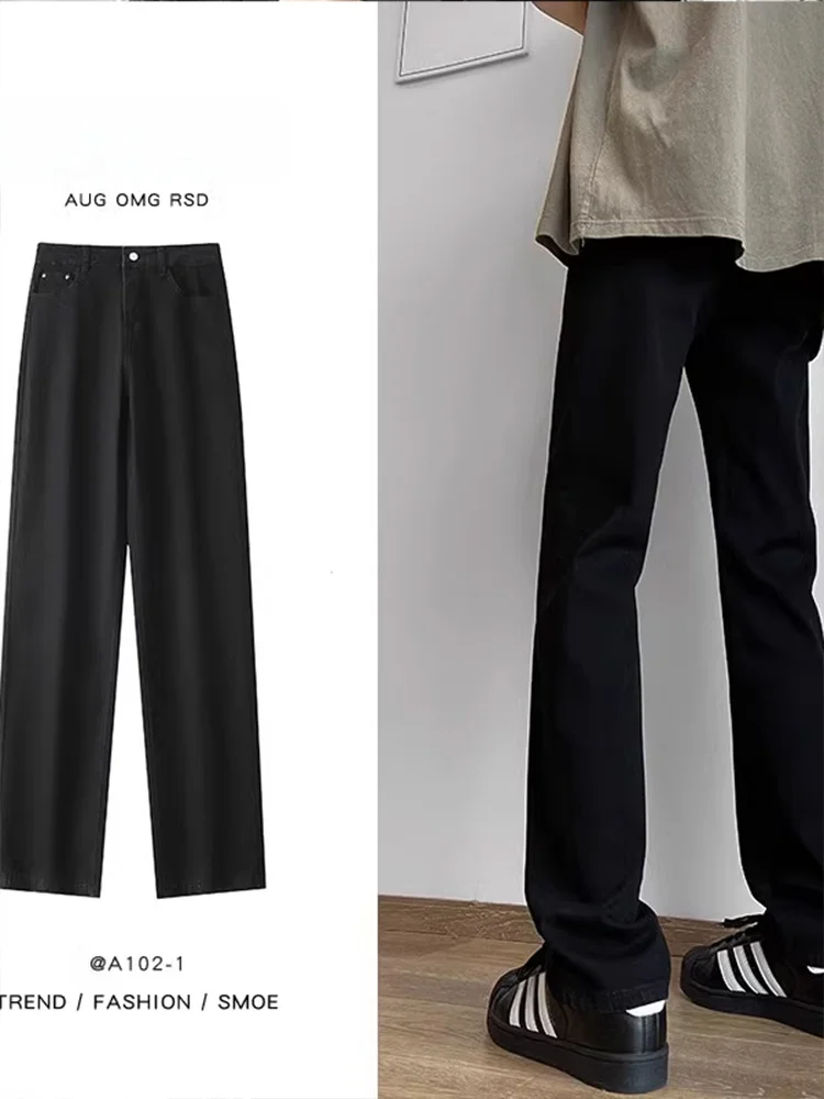 

Мужские джинсы Pure Bla Elastic Slim Fit: модные, молодежные, износостойкие, из тонкой ткани, с легким клешем, в стиле High Street