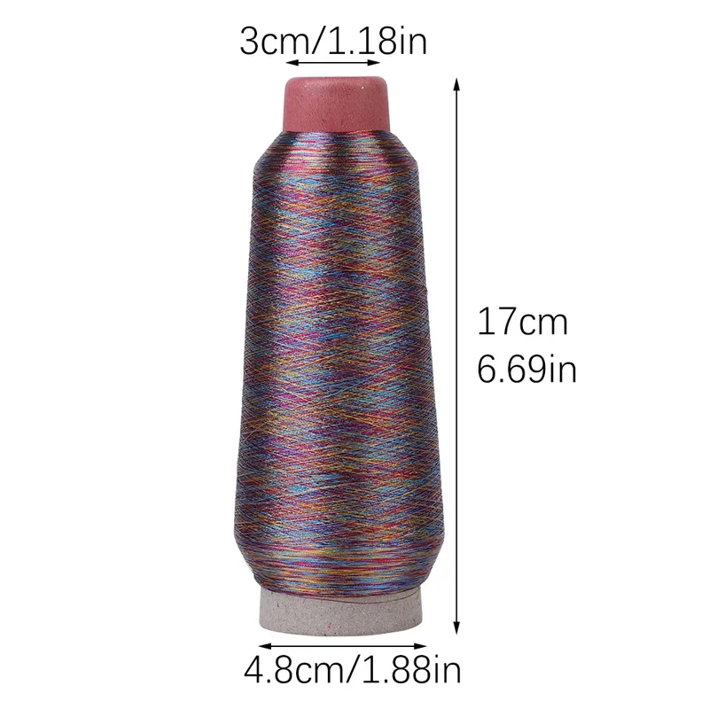 1Pc Sewing Thread Sewing Machine Cone Threads Overlocking knitting Accessories Cross-Stitch Embroidery Threads Yarn Woven Line