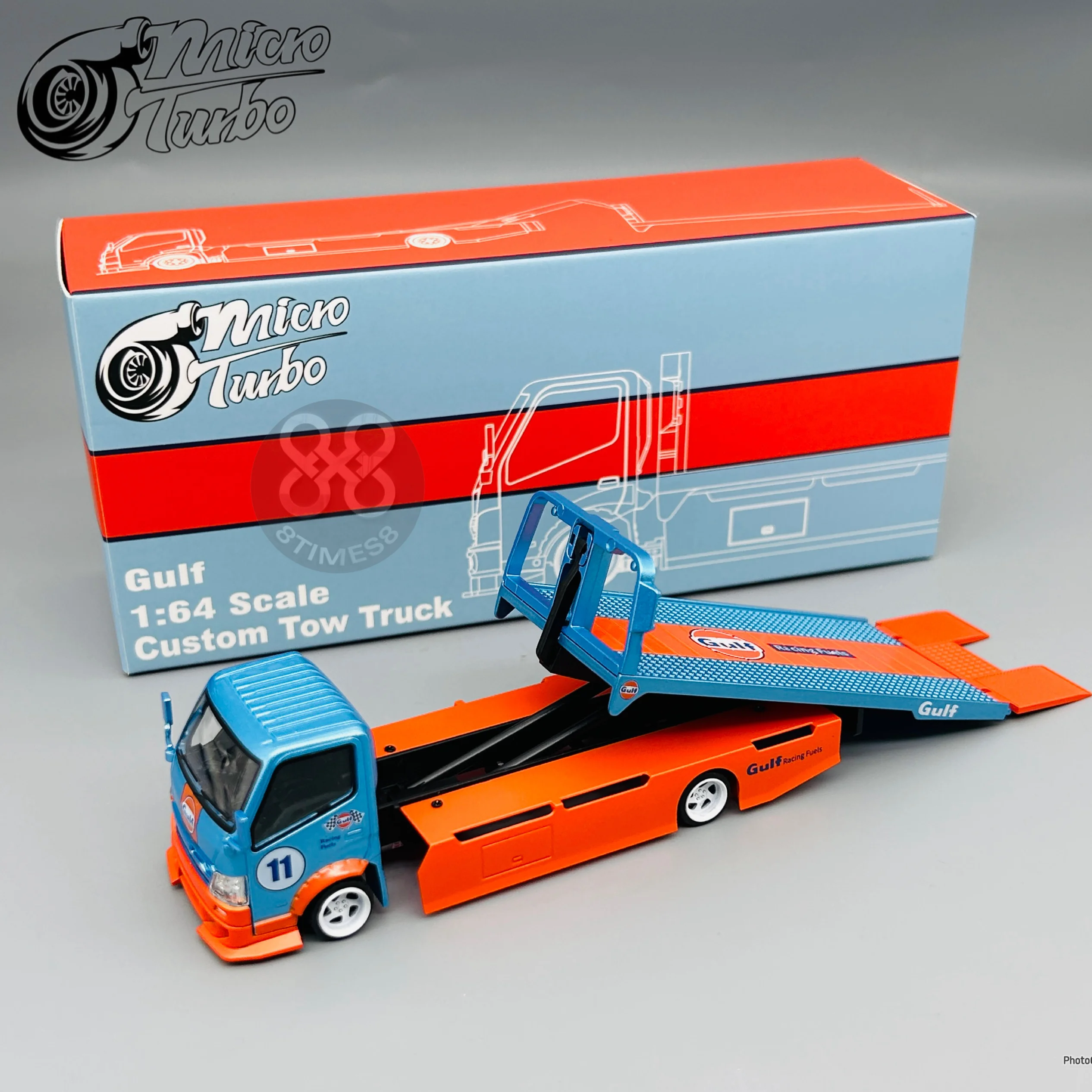 1:64, Lepel Runaway Gegalvaniseerde Flatbed Trailer Lightning Silhouet 23. Roze Varken Container Truck Collectie, Speelgoed voor jongens. - afbeelding 1