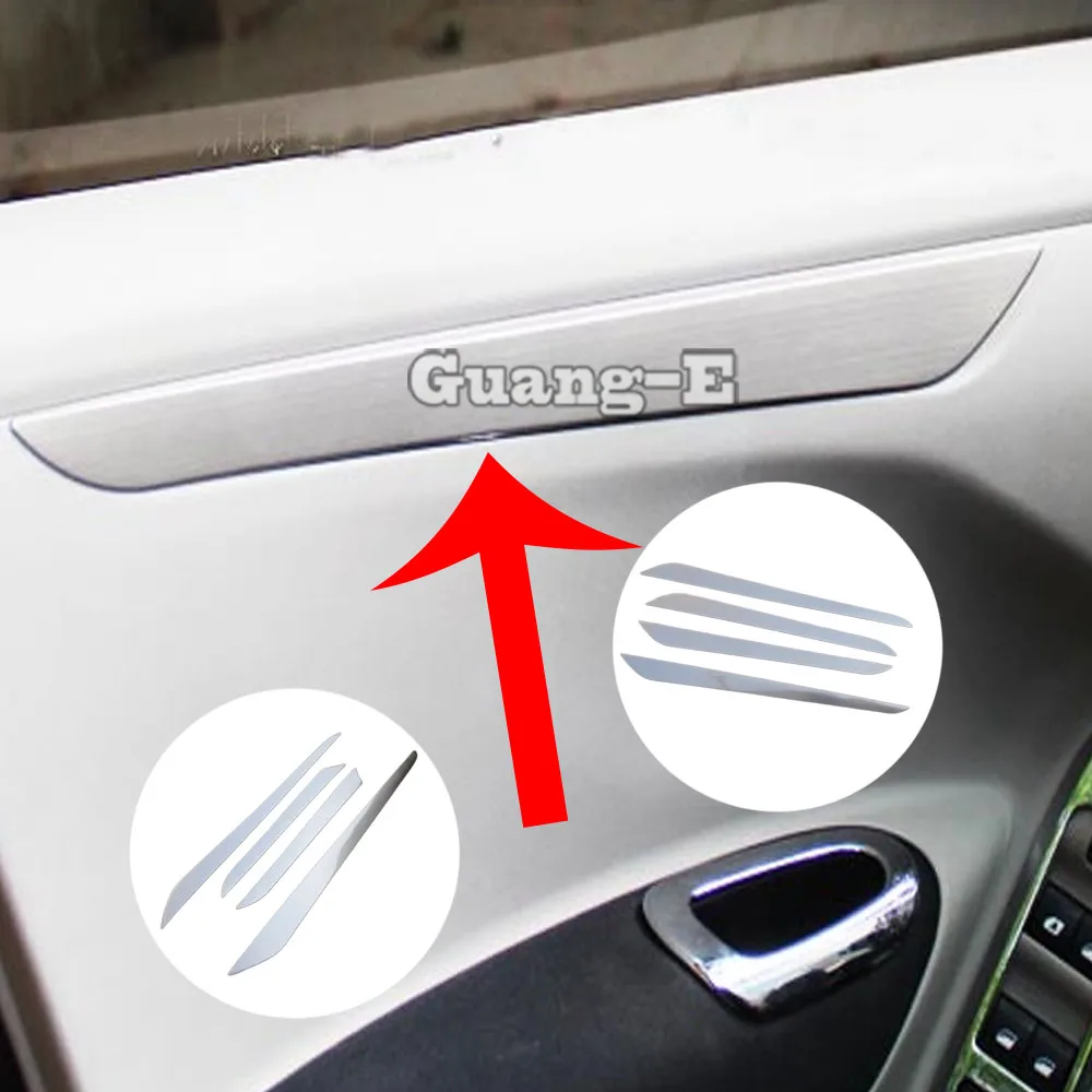 

Car Stick Trim Stainless Steel Door Inner Frame Trim Panel Hoods Handle Bowl 4PCs For Peugeot 301 2014 2015 2016 2017 2018 2019