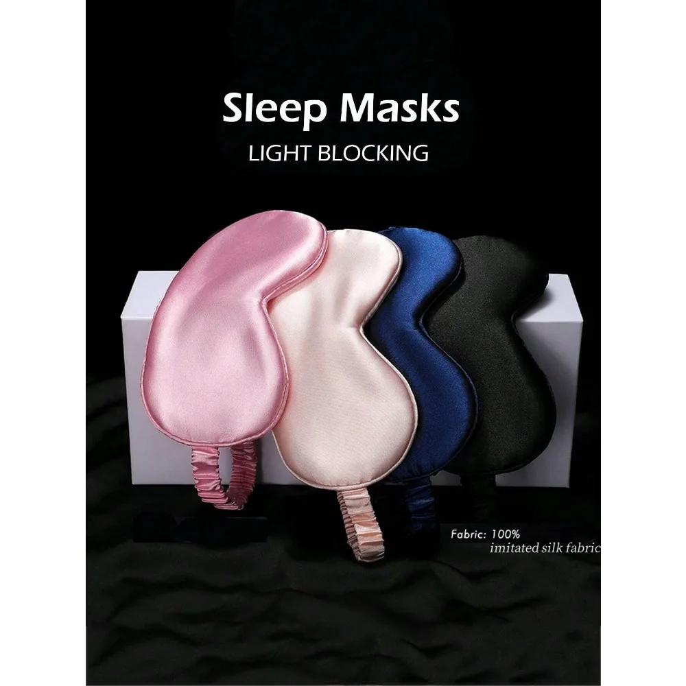 

1PC Sleep Mask For Side Sleeper Women Men, Eye Mask For Sleeping Light Blocking, 3D Contoured Cup Sleeping Mask, Soft Breathable Sleep Eye Mask With Adjustable Elastic Strap For Flight Nap,School,Back To School,Travel,Travel Essentials,Home Essentials,Eye